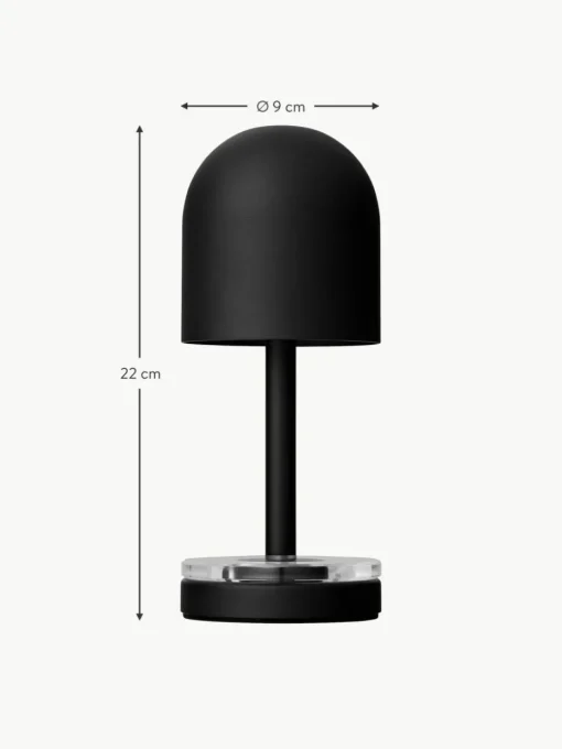 Kleine mobile LED-Außentischlampe Luceo