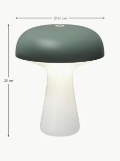 Kleine mobile LED-Außentischlampe My T, dimmbar