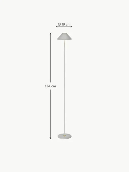 Kleine mobile LED-Stehlampe Hygge, dimmbar