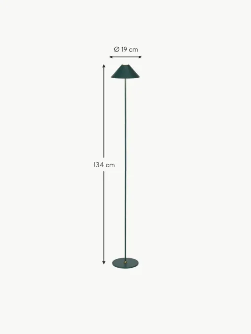 Kleine mobile LED-Stehlampe Hygge, dimmbar
