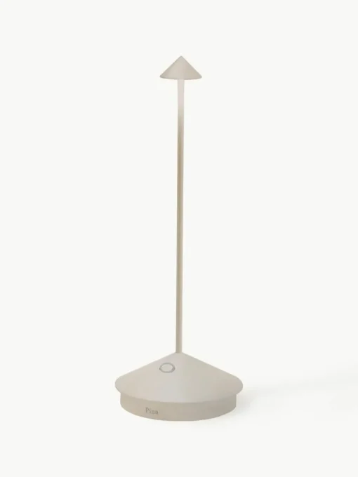 Kleine mobile LED-Tischlampe Pina, dimmbar