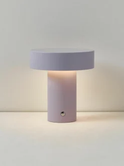 Kleine mobile LED-Tischlampe Kamal, dimmbar