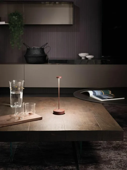 Kleine mobile LED-Tischlampe Swap Mini, dimmbar