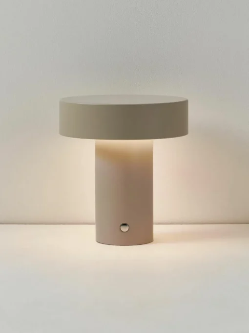 Kleine mobile LED-Tischlampe Kamal, dimmbar