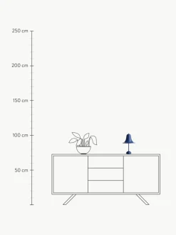 Kleine mobile LED-Tischlampe Pantop, Design Verner Panton