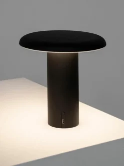 Kleine mobile LED-Tischlampe Takku, dimmbar