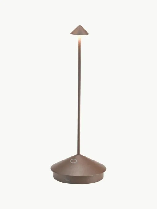 Kleine mobile LED-Tischlampe Pina, dimmbar