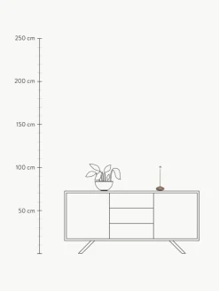 Kleine mobile LED-Tischlampe Pina, dimmbar