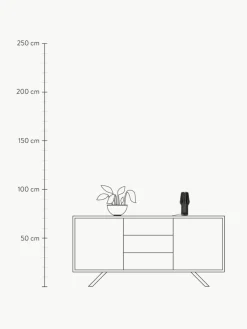 Kleine mobile LED-Tischlampe Radiant, dimmbar