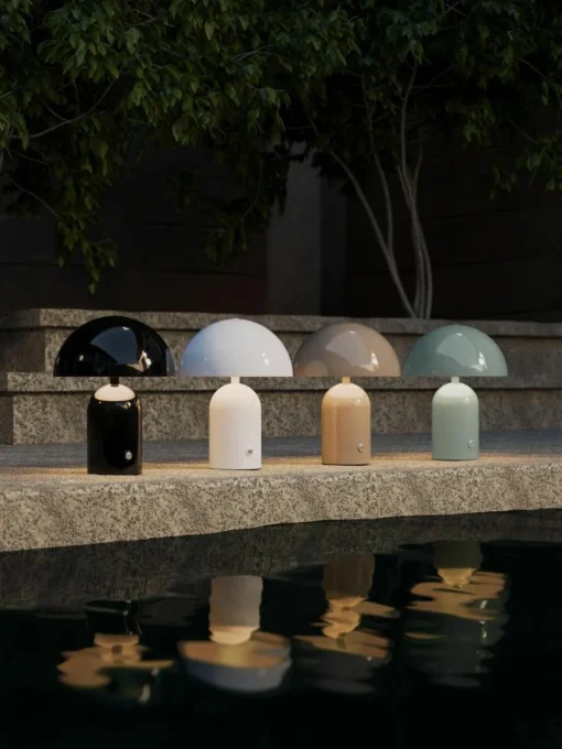 Kleine mobile LED-Tischlampe Walter, dimmbar