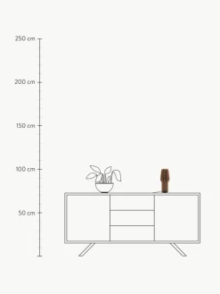 Kleine mobile LED-Tischlampe Radiant, dimmbar