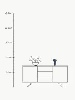 Kleine mobile LED-Tischlampe Hyppolite, dimmbar