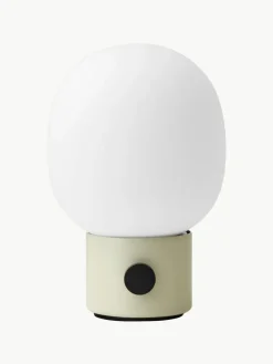 Kleine mobile Tischlampe JWDA mit USB-Anschluss, dimmbar