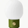 Kleine mobile Tischlampe JWDA mit USB-Anschluss, dimmbar