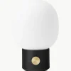 Kleine mobile Tischlampe JWDA mit USB-Anschluss, dimmbar