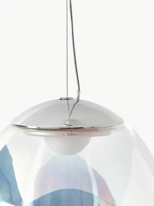 Kleine mundgeblasene LED-Pendelleuchte Stellar Nebula, dimmbar