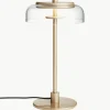Kleine mundgeblasene LED-Tischlampe Blossi, dimmbar