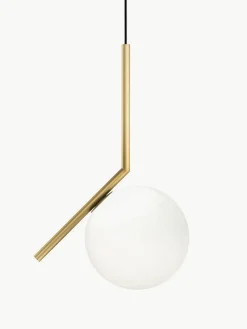 Kleine mundgeblasene Pendelleuchte IC Lights, H 47 cm