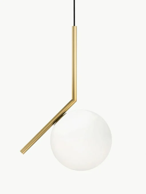Kleine mundgeblasene Pendelleuchte IC Lights, H 47 cm