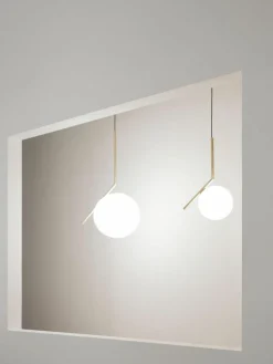 Kleine mundgeblasene Pendelleuchte IC Lights, H 47 cm