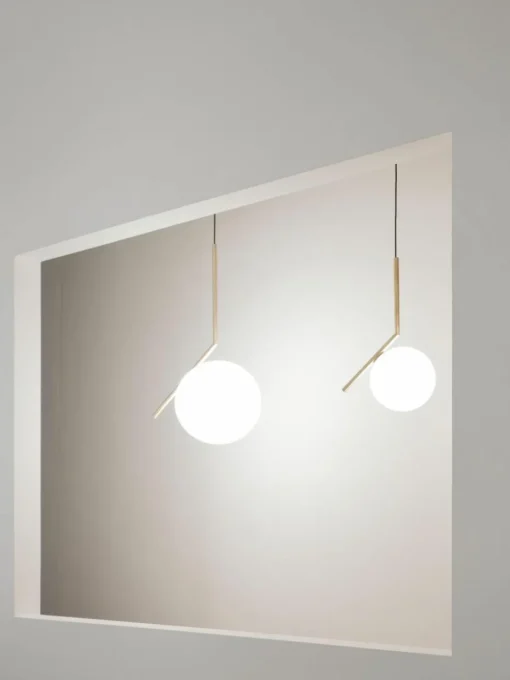 Kleine mundgeblasene Pendelleuchte IC Lights, H 47 cm