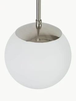 Kleine Pendelleuchte Cafe aus Opalglas