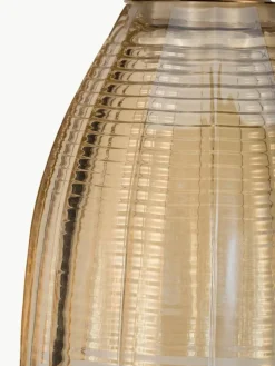 Kleine Pendelleuchte Gleaming Gold aus Glas