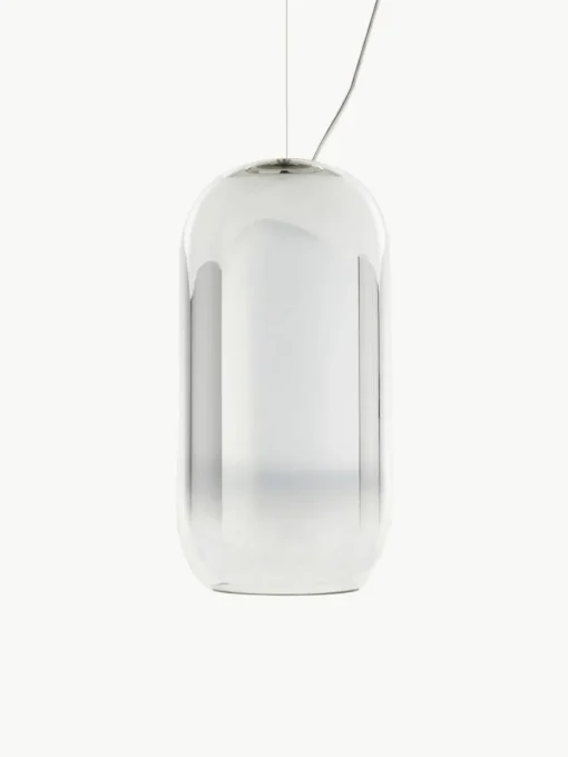 Kleine Pendelleuchte Gople Mini, mundgeblasen