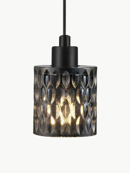 Kleine Pendelleuchte Hollywood aus Glas