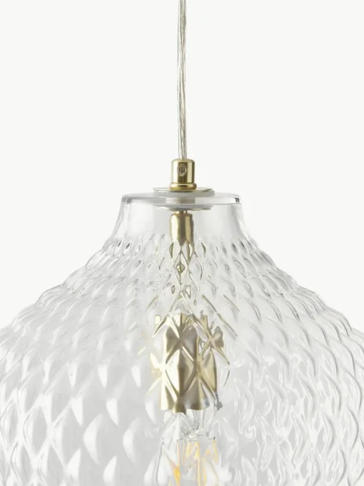 Kleine Pendelleuchte Lee aus Glas