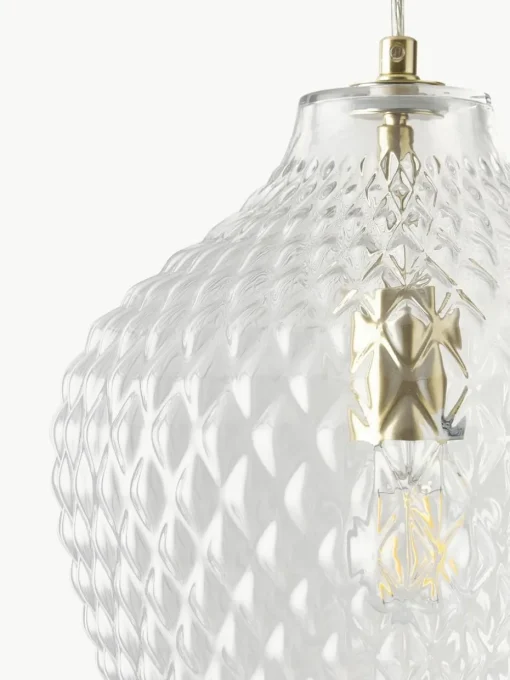 Kleine Pendelleuchte Lee aus Glas