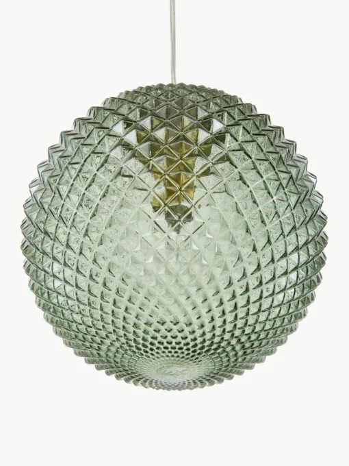Kleine Pendelleuchte Lorna aus Glas