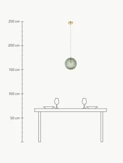 Kleine Pendelleuchte Lorna aus Glas