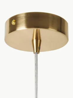 Kleine Pendelleuchte Vario aus satiniertem Glas