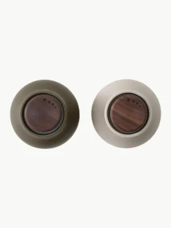 Kleine Salz- & Pfeffermühle Bottle Grinder mit Walnussholzdeckel, 2er-Set