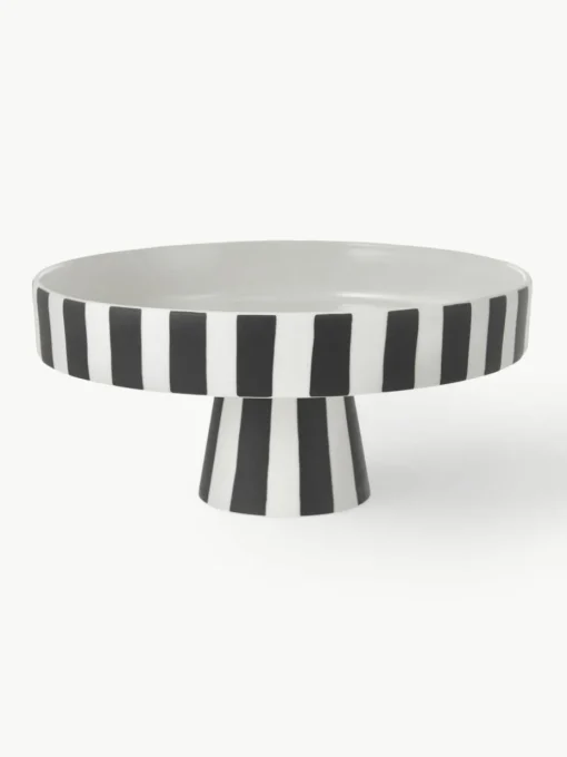 Kleine Servierplatte Toppu aus Keramik
