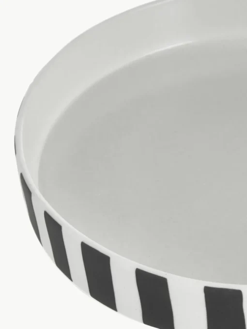 Kleine Servierplatte Toppu aus Keramik