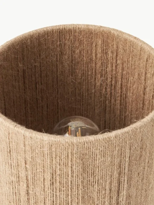 Kleine Tischlampe Galea aus Jute