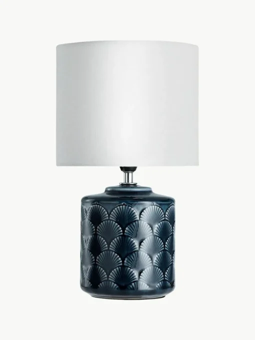 Kleine Tischlampe Glowing Midnight aus Keramik
