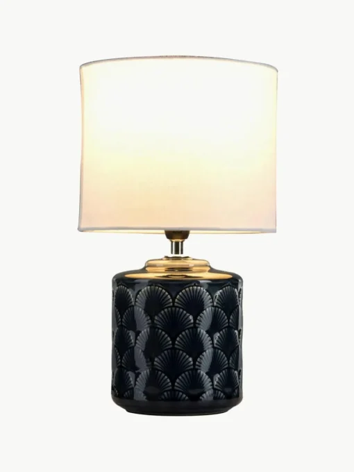 Kleine Tischlampe Glowing Midnight aus Keramik