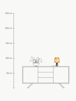 Kleine Tischlampe Leimu, mundgeblasen