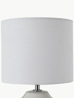 Kleine Tischlampe Sandy Glow aus Keramik