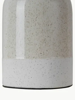 Kleine Tischlampe Sandy Glow aus Keramik