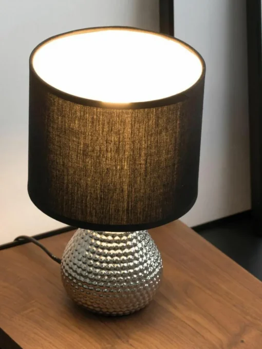 Kleine Tischlampe Sip of Silver aus Keramik