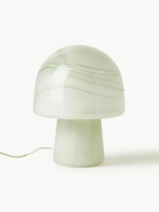 Kleine Tischlampe Talia in Marmor-Optik