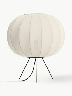 Kleine Tripod Stehlampe Knit-Wit aus Kunstfaser