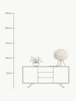 Kleine Tripod Stehlampe Knit-Wit aus Kunstfaser