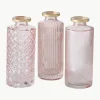 Kleine Vasen Adore aus Glas, 3er-Set