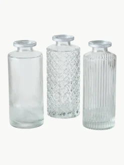Kleine Vasen Adore aus Glas, 3er-Set