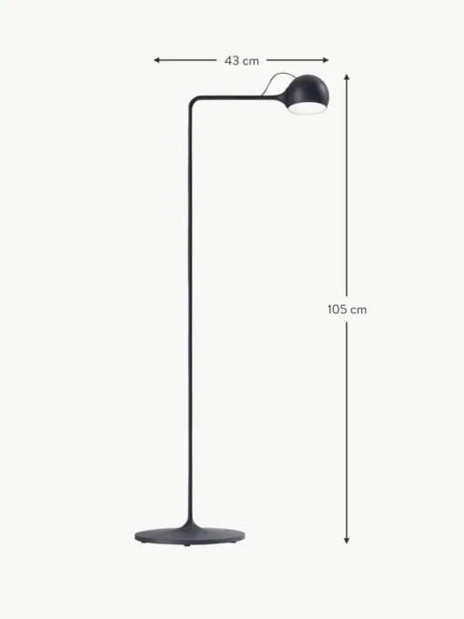 Kleine verstellbare LED-Leselampe Ixa, dimmbar